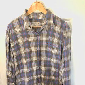 J. Crew Long-Sleeved Button Down (Men's; Plaid)